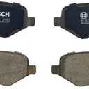 BOSCH BC1377 QuietCast Premium Ceramic Disc Brake Pad Set - Compatible with Select Ford Edge, Explorer, Flex, Police Interceptor Utility, Taurus; Lincoln MKS, MKT, MKX; REAR