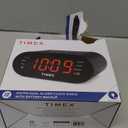 Timex T231G AM/FM Dual Alarm Clock Radio with 1.2-Inch Display and Line-in Jack (Gunmetal) (Black)