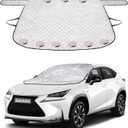 Car Windshield Snow Cover Magnetic Winter Cover for Ice, Frost and Snow in All Weather Fits Most Cars SUV