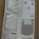 CROSSIO 52" Crystal Ceiling Fan with Light Dimmable LED Chandelier Ceiling Fan Modern Reversible Fandelier Light Fixture with Remote for Bedroom Dining Room Living Room Chrome