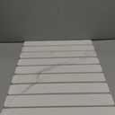 Stone Dish Drying Mat for Kitchen Counter, 24''15'' Dishes Drying Matt Kitchen Counter, Absorbent Diatomaceous Earth Bath Quick Dry Mats for Tableware, Bottles and Cup(White Marble)