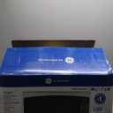 GE Countertop Microwave Oven,1, 200-watt Capacity, 2.0 Cubic Ft., 8 Auto Setting Cooking Settings, Child-Lock Technology, Kitchen Essentials for the Countertop, Dorm Room or Apartment, Stainless Steel