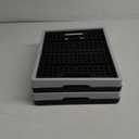 Yuright 42 L Stackable Storage Crates Large, 2 Packs, Collapsible Storage Crate Basket for Groceries