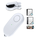 Remote Control Page Turner for Kindle Paperwhite Oasis Kobo eReaders,Kindle Clicker Page Turner Accessories for iPhone,iPad, Android Tablets Reading Novels,Video Record&Shutter Selfie (Light White)