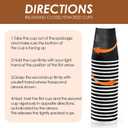 12 oz Coffee Cups with Lids, 60 Pack Insulated Corrugated Paper Cups, Disposable Coffee Cups for Water, Juice, Coffee (Black 12 oz)