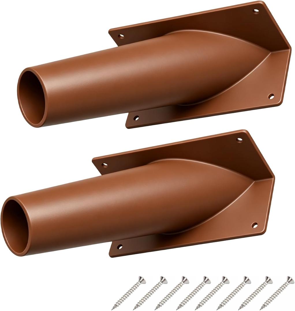 Bat Removal Cone, Bat One Way Door, Bat Exclusion Device, Bats Exclusion Tube for House Attic Control Removal (Right Angle, 2 Pcs)