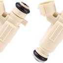 Fuel Injectors Kits,SCITOO 4 Holes OEM Fuel Injector fit for Hyundai Elantra/Santa Fe/Tiburon/Tucson,for Kia Magentis/Rondo/Optima/Soul/Spectra/Spectra5/for Sportage 35310-23600,Set of 4