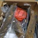 Hosfais Bookshelf Small Book Shelf, 3 Tier Wood Bookcase Industrial Bookshelf Metal Standing Book Shelves Display Book Rack for Living Room Bedroom Home Office (Rustic Brown)