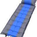 Outdoor Single Automatic Inflatable Mattress, Camping Indoor air Mattress, Tent Sleeping mat Thickened Floor mat (Color: Blue)