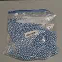 Cusmation 1300Pcs Light Blue Vase Filler No Hole Pearl Beads, 8mm Art Plastic Beads Pearls for Crafting, Vase Filler for Centerpieces Wedding Party Decoration, Home Table Decor, DIY Crafts