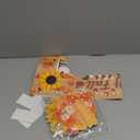 Fall Photo Booth Frame and Props with Wooden Stick Pumpkin Maple Leaf, Sunflower Autumn Theme 27pcs for Fall Thanksgiving Party Decorations Photo Booth Props