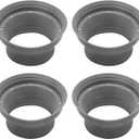 RECOIL SPB65K 4 Pack Foldable Silicone 6.5 Car Speaker Baffle Kits, for Sound Quality Improvement and Speaker Protection, Four Pieces