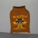 Thanksgiving Dog Turkey Sweaters Pullover Knitwear,Thick Warm Pet Knitted Clothes, Fall Turtleneck Dog Sweaters for Medium Large Dogs Girl Boy Pet Outfits Sweatshirt for Cold Weather XL