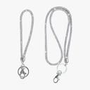 7.8" Bling Rhinestone Key Chain Sparkle, 17.8" Glitter Crystal Neck Lanyard Keychain Keys Strap