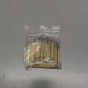 100pcs Spring Test Pogo Pin PCB Testing Pogo Pin Concave Head Type Brass Material 2.02mm/0.1in Tube Diameter 33.35mm/1.3in PCB Testing Pins