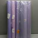Poola Voidra 6 Rolls Bulletin Board Paper Colored 23.6 in x 16.4 ft Fade Resistant Construction Paper Roll Bulk for DIY Gift Classroom School Wall Displays & Party Backgrounds Decor(Elegant Purple)