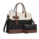 LOVEVOOK Laptop Tote Bag for Women, Leather Work Bag, Waterproof Business Teacher Bag, Large Computer Handbag Purse Briefcase, Office Gifts for Women Amazon's Choice, size: 15.6