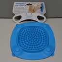 Aquapaw Lick Mat for Dogs with Suction Cups - XL, Blue, 1-Pack - Slow Feeder Lick Pads for Dogs & Grooming Enrichment - Food Mat for Peanut Butter Treats