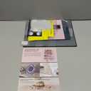 SVENJBB Display Case for Book, 13x10x3 Inch Book Acrylic Box for Display, Clear Acrylic Display Cases with Matte Black Base for Stamps, Coins, Cards and Jewelry