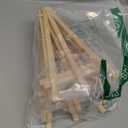 MYYZMY 7.5 Inch Mini Wood Display Easel, 10 Pcs Tabletop Easels for Displaying Photos, Picthres