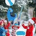 Extra-Strong Wooden Piñata Stick (31.5 Inch) with 5M Rope, Blindfold & Confetti - Heavy-Duty Reinforced Design for Kids & Adults Birthday, Halloween & Holiday Party Games - Blue