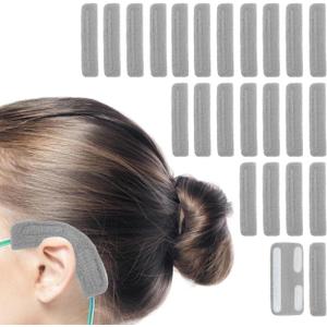 24Pcs Nasal Cannula Ear Cushions, Oxygen Comfort Ear Pads, Oxygen Tubing Cover for Oxygen Users, Oxygen Supplies & Accessories Cannula to Help Relieve Ear Pain And Prevent Cheek Indentation Discomfort