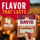 DAVID All Natural Pumpkin Seeds, 5 oz. (Pack of 12) (EXP 10/02/26)