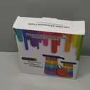 JAEMEYEM 2025 Collapsible Stool Chair, Upgraded Folding Stool, Lightweight, Sturdy, Adjustable, Portable, Foldable Seat Stools for Outdoor Camping Fishing Hiking BBQ