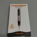 Customizer Engraving Pen (Formerly Culiau): Ultimate Cordless Portable Tool for Artists & DIYers - Engrave 50+ Surfaces - Beginner Friendly - Rechargeable - Free 30 Bits & Mastery Guide
