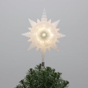 Philips 12" Frosted Star Treetopper with Coil - 3 Light Functions with Control Box - Indoor Use - 10 Bicolor Microdot LEDs - 72" Lead-in