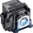 COOBAN ELPLP88 /V13H010L88 Replacement Projector Lamp Bulb with Housing for Epson PowerLite Home Cinema 2040 /PowerLite Home Cinema 2045 1040 2045 740HD 640, EX7240 EX3240 EX9200 VS240 H719A EB-U04