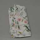 JINCHAN Spring Floral Kitchen Curtains Over Sink Farmhouse Linen Tier Curtains 24 Inch Length Cafe for Living Room Bathroom Botanical Small Drapes Rustic Light Filtering Rod Pocket 2 Panels Sage Green