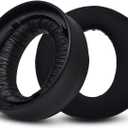 3 x Earpads Replacement for Sony PlayStation 5 Pulse PS5 3D Wireless Headset, Ear Pads Cushions with Noise Isolation Foam (Black (Memory Foam + Cooling Gel))