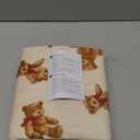 Bear Minky Baby Blanket, Ultra Soft Cozy Nursery Blanket for Unisex Boys Girls, Fluffy Toddler Infant Newborn Warm Nursery Bed Blankets for Crib Stroller or Carseat, 3040, Beige