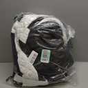 Zwurew Womens Winter Ski Suit Outdoor Sports Waterproof Snowsuit Fur Collar Ski Jumpsuit Coat (X-Large, 01 Black)