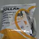 BENCMATE Inflatable Dog Cone Collar Alternative, Soft Dog Cone for Small Medium Large Dogs and Cats, Neck Recovery ECollar Donut Collar After Surgery (Large, Grey)