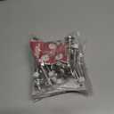 2 x Jack N Drill 15 Pack Spring Door Stoppers for Bottom of Door, 100% Child & Pet Friendly, 3.1" Heavy Duty Satin Nickel Door Stop for Wall Protection, Doorstops for Inside Door with Rubber Bumper Tip