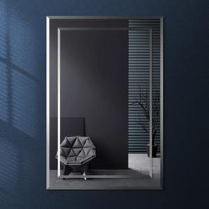 FRALIMK Frameless Rectangular Wall Mirror - 22" x 32" Polished Beveled Edge Decorative for Bathroom, Entryways, Living Room