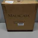 MALACASA 10" Large Pasta Bowls, 56 OZ White Salad Bowls Soup Bowls, Porcelain Serving Bowls Set of 4, Large Kitchen Bowl Plates Pasta Plates, Microwave & Dishwasher Safe, Series REGULAR