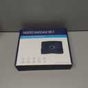 Cordless Heating Pad for Back Pain Relief, Heated Back Belt Abdomen Warmer Lumbar Support, Lumbar Massaager with Heat (Gray)