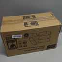 M MCIRCO [5-Pack, 36 oz] Glass Meal Prep Containers 3 Compartment with Lids, Glass Lunch Containers, Food Prep Lunch Box, Bento Box, Microwave, Oven, Freezer, Dishwasher (4.5 Cups) (Gray)