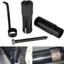 T-0160 Extension Housing Bushing Driver Remover Installer Tool Tail Shaft Bushing Puller Kit Removal Transmission Tool For GM 200, 200-4R, 180, 350, For GM Borg-Warner T5, Tremec T5, World-Class T-5