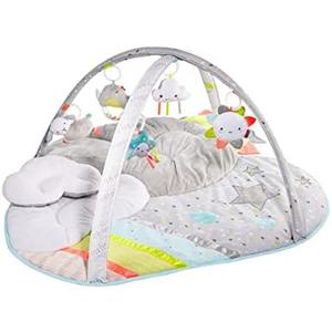 Skip Hop Tummy Time Mat, 3-in-1 Activity Baby Play Gym, Age 0+, Silver Lining Cloud, Grey