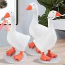 Magnetic Goose Key Holder Cute Home Decor Kawaii Room Office Table Desk Aesthetic Funny Bedroom Housewarming Halloween, Winter 1PCS