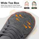 relxfeet Women's Barefoot Trail Running Shoes Wide Toe Box Zero Drop Minimalist Shoes Lightweight Breathable for Walking Gym Hiking