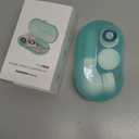 Facial Cleansing Brush Electric Facial Exfoliating Massage Brush with 3 Cleanser Heads and 2 Speeds Adjustable for Deep Cleaning, Removing Blackhead, Face Massaging (Green)