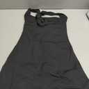 REORIA Womens Halter Neck Tennis Dress Sleeveless Built in Shorts with Pockets Summer Dress Golf Athletic Outfits (Black, XS)