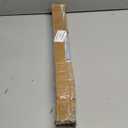 Amazon Basics No Drilling Spring Tension Curtain Rod, Adjustable 24-36" Width, Classic Finial, Black