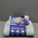 Everlasting Comfort Luxury Bath Pillows for Tub with Head and Neck Support - Non-Slip Bathtub Pillow with Suction Cups, Quick-Drying Mesh & Drying Hook - Jacuzzi & Spa Accessories for Women - White