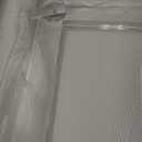 HMYHUM Acrylic Computer Desk, 47 Inch Clear Home Office Desk for Laptop, Study, Writing, Vanity Table with Cylindrical Legs, Modern, Easy Assembly (Large)